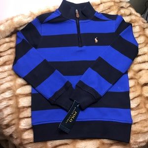 Ralph Lauren Little Boys Striped Cotton Pullover
